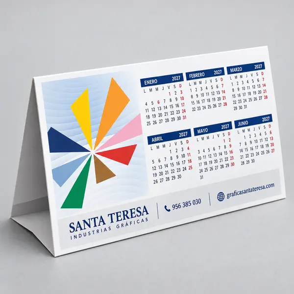 Calendarios de sobremesa personalizados