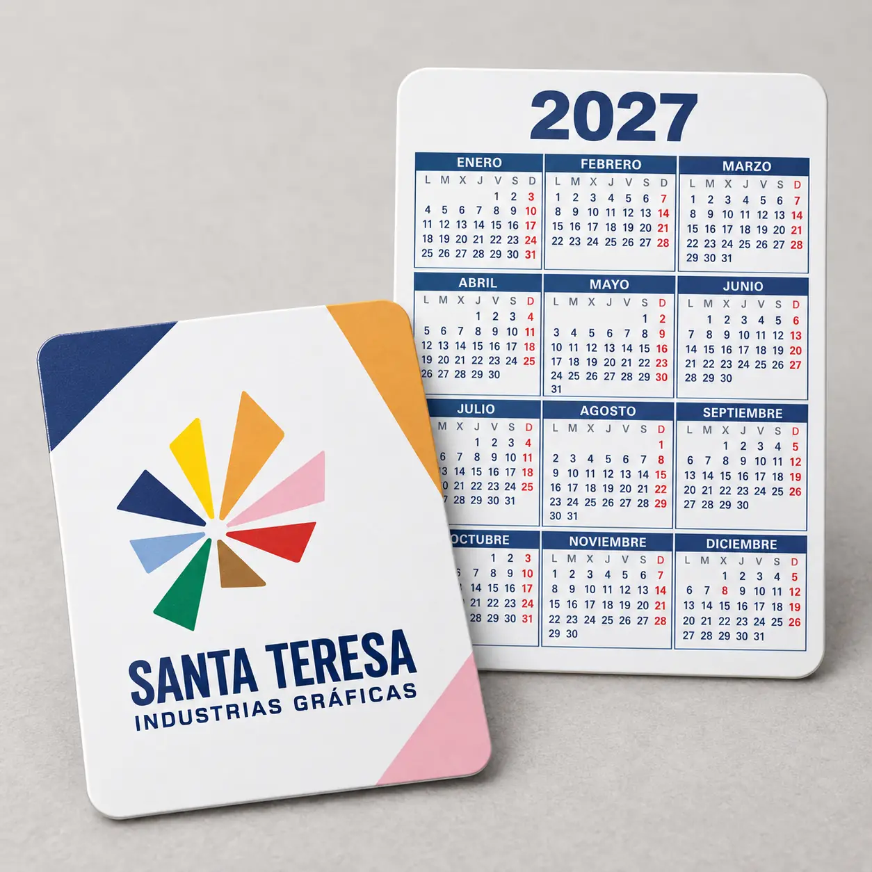 Calendarios de bolsillo personalizados