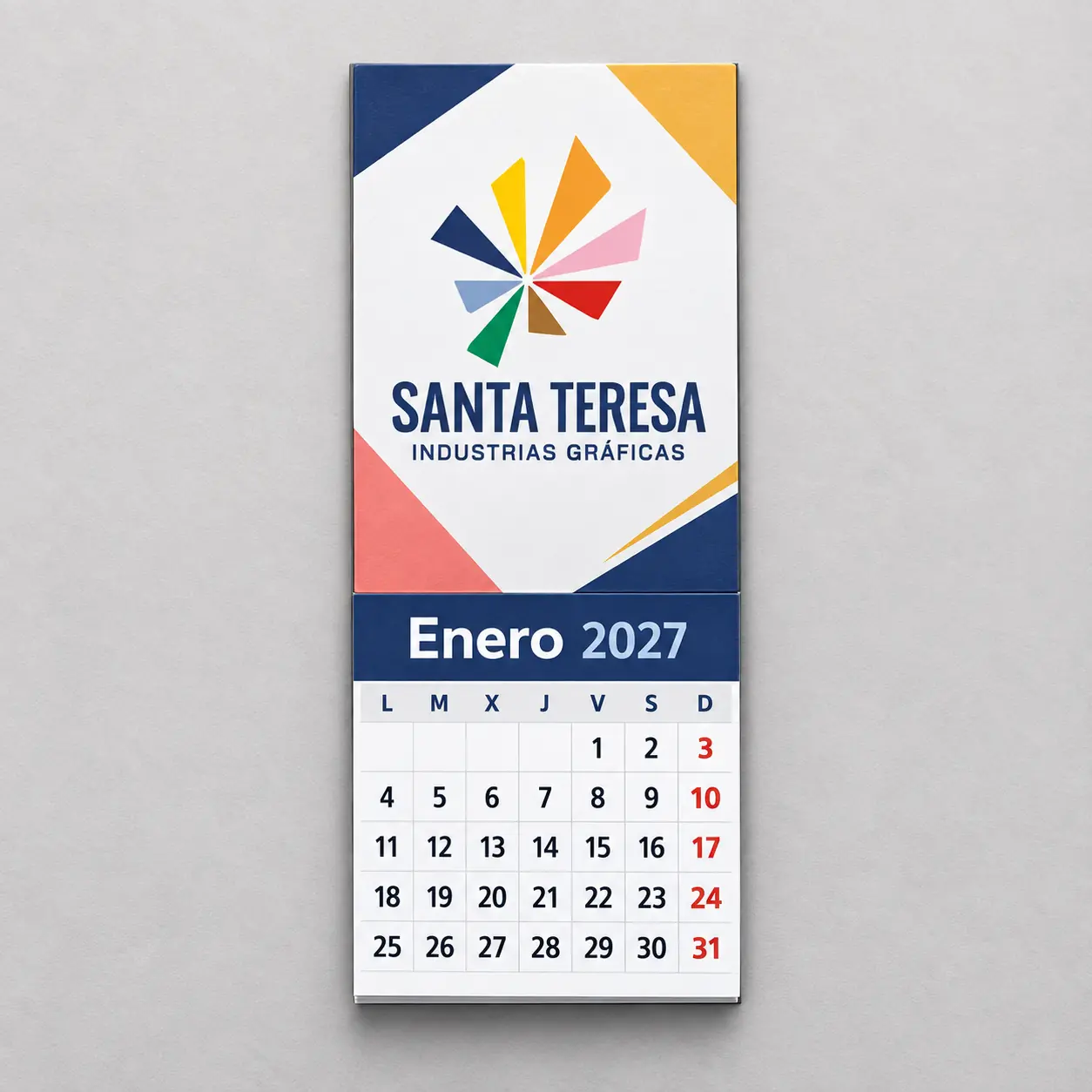 Calendarios imantados personalizados para nevera